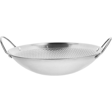 Marmite à fondue, marmite ménagère, marmite épaisse avec poignée-24.00X22.00X6.00CM-Silver (1/4)