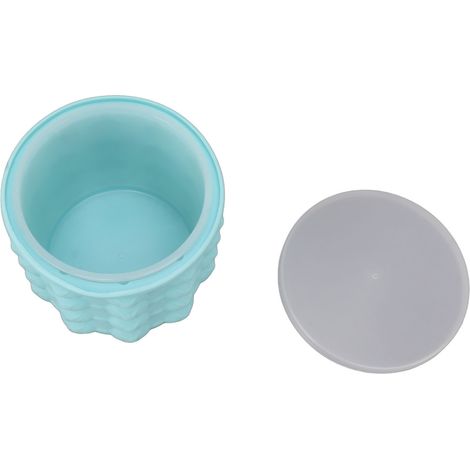Bac à glaçons en silicone, isolé, double moule à glaçons pour cocktails, taille S 11,5 x 11,5 x 10 cm / 4,53 x 4,53 x 3,94 pouces (1/5)