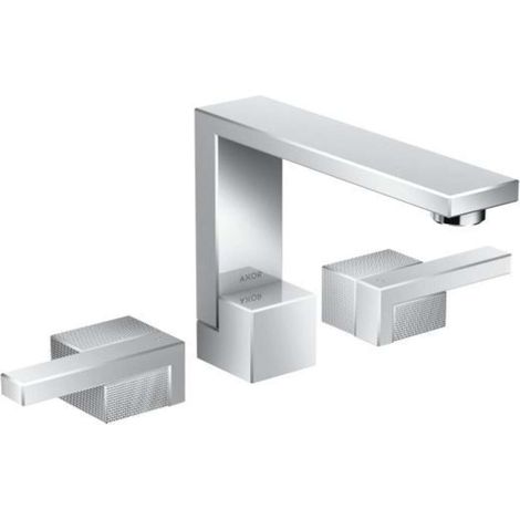 hansgrohe AXOR Edge 3-Loch Waschtischarmatur 130 mit Push-Open (1/3)