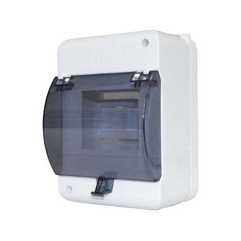 Quadro di distribuzione modulare da parete 1x5 con serranda antifumo IP30 Karlik OB-5ZZK