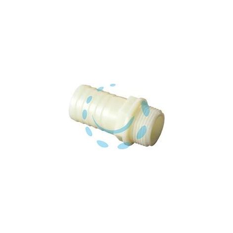 RACCORDO IN PA PORTAGOMMA DRITTO - M 1"1/4 x ø mm.30
