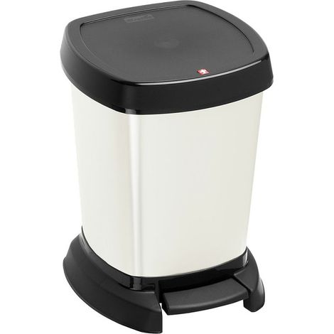 PATTUMIERA PASO CON APERTURA A PEDALE DA 6 LT IN COLORE BIANCO