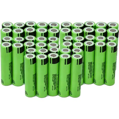 18650 Lithium-Ionen-Akku, 3400mAh Kapazität, 20A Entladestrom, 50 Stück (1/2)