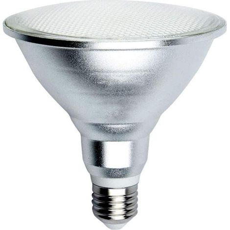 Ampoule LED 15 W E27 étanche IP65, réflecteur, 220 V, blanc chaud 3000 K, spot 120° (non dimmable, 1 pièce) [Classe énergétique A+] (1/5)