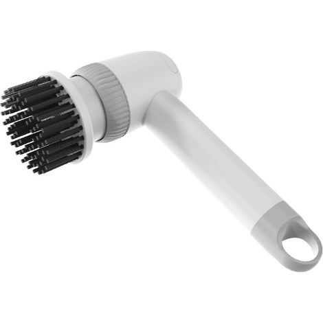 Brosse à vaisselle électrique sans fil, idéale pour la cuisine, l'évier, la vaisselle, les casseroles et les poêles. Machine de nettoyage polyvalente (Blanche) (1/5)