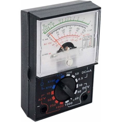 Multimètre analogique Testeur de continuité électrique YX 1000 A CA CC Mesure de la résistance du courant (1/4)