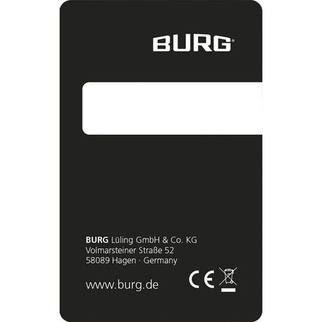 BURG Transponderkarte 13,56 MHz Standard MIFARE® (1/3)