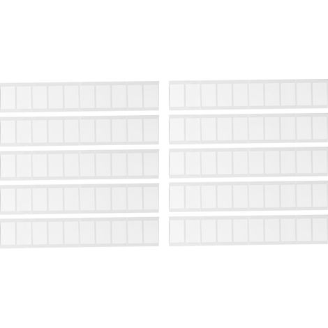 100 RFID-Tags 54 x 34 mm, selbstklebender KM4Q-Chip, 860-960 MHz, wiederverwendbar für Fahrzeug-, Bibliotheks- und Bekleidungsmanagement. (1/5)