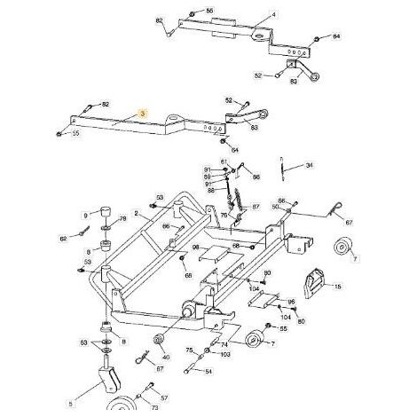 PIASTRA LATERALE SX ORIGINALE STIGA - 1319-1867-01