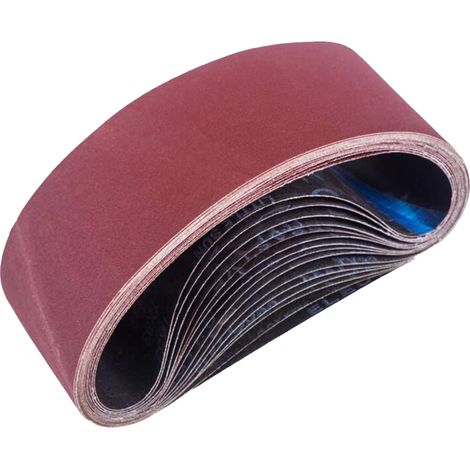 15 bandes abrasives 100x610mm, grains mixtes (1/5)