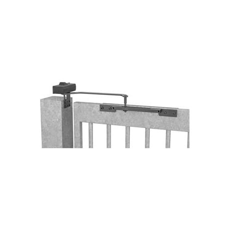CHIUDICANCELLO FORZA FISSA PER CANCELLI FINO A 1000 MM. DC620G- - nero RAL9004 (DC620G9004) -  ASSA ABLOY