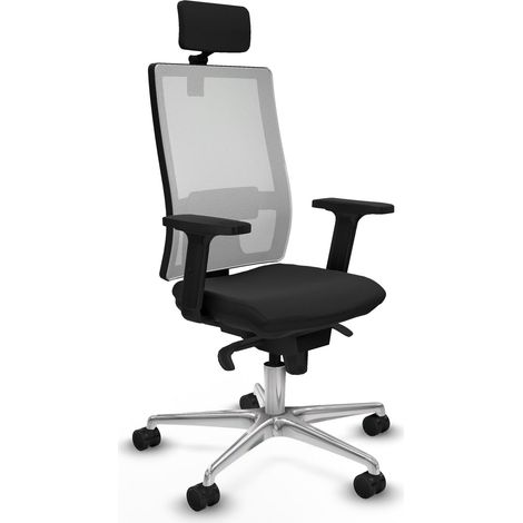 Bürostuhl piqueras y crespo Horna schwarz Kunstleder Mesh