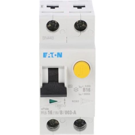 Disjoncteur différentiel 1P+N 16A 0,03A type A PFL6-16/1N/B/003-A 112875