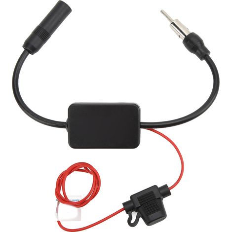 Amplificateur de signal d'antenne radio FM/AM pour voiture 88-108 MHz 12 V anti-interférences universel (1/5)