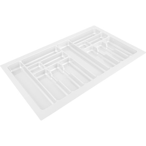 Besteckkasten 835x490mm weiß SANS MARQUE