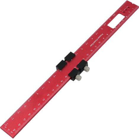 Règle de Précision 300mm pour Bois, Métal avec Graduations Pouces et Métriques, Poche (1/5)