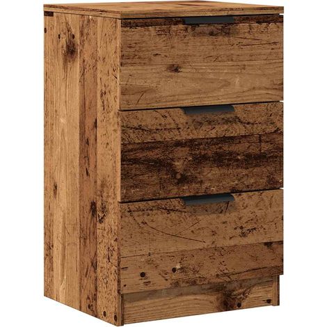 Maison Exclusive - Nachttisch Altholz-Optik 40x36x65 cm Holzwerks