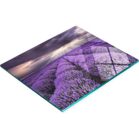 Tabla de cocina decorativa multifuncional, resistente, color lavanda, 60x52 cm (1/5)