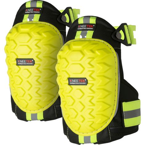 Kneetek Knieschoner Hi-Vis 1 Paar, gelb / schwarz, Typ: KNEE (1/5)