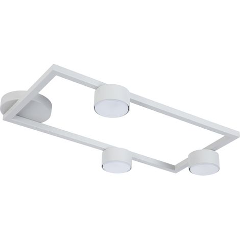 Plafoniera rettangolare moderna grigio-beige 3xGX53 Sigma Frame (1/3)