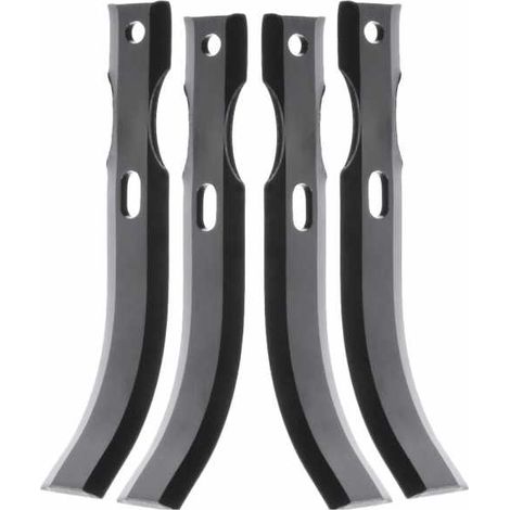 Outils de fraises universels réversibles type bineur 190 mm 2 paires