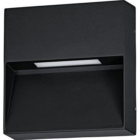 Applique murale extérieure LED, lampe de façade carrée (1/3)