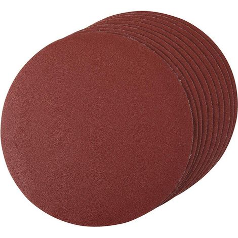 Silverline Dischi a fissaggio strappo 180 mm 10pz Grana 120