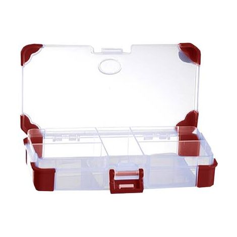 Scatola portaoggetti viso jap14070re 140x70x30 mm 5 scomparti fissi