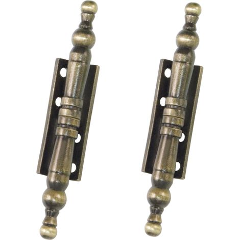 Charnière décorative amovible pour meuble - Design et facile à installer - Non spécifié - Zamak/Zinc - Aspect cuir (1/5)