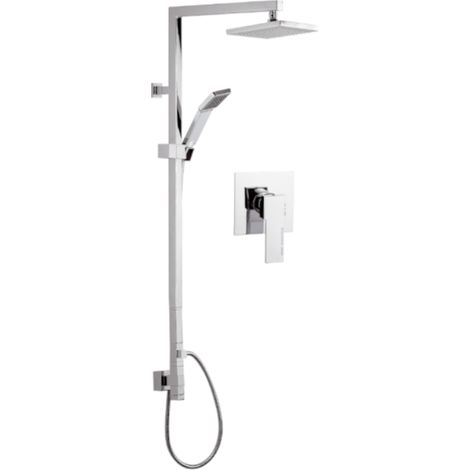 Set doccia in ottone cromato - serie wellness qubika (1/4)