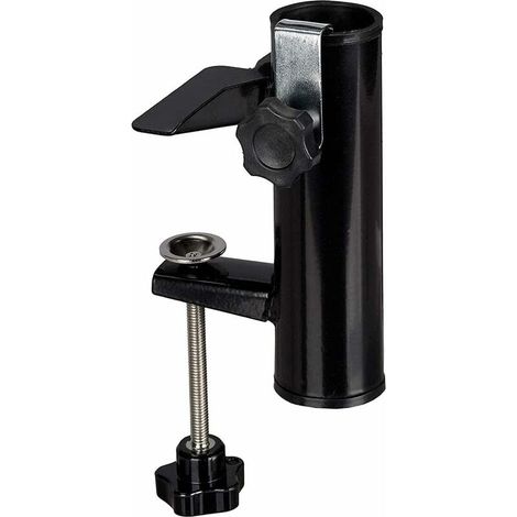 Porte - parapluie de balcon, serre - parapluie de jardin, table porte - parapluie de balcon porte - parapluie décoratif porte - parapluie noir (1/5)