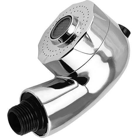 Aérateur de Robinet Tête, Douchette Pommeau Robinet Mitigeur de Cuisine Salle de Bain avec Interrupteur (1/4)