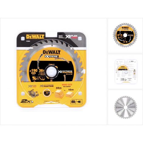 DeWALT - Sägeblatt Holz 190x30 mm, 36 Zähne DT99563