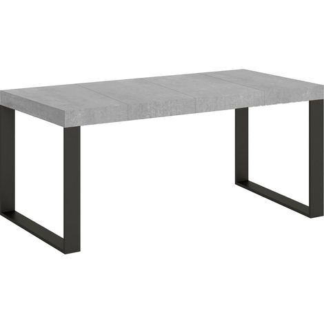Tavolo allungabile 90x90/246 cm Tecno Premium Cemento (1/4)