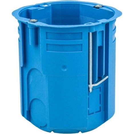 Hohlwanddose 60 mm, extra tief 80 mm, halogenfrei, selbstverlöschend, UL94 V0, angeschlossen mit PV60G-Stecker 32334203