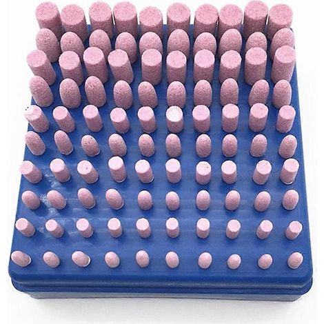Ensemble de 100 meules abrasives rotatives pour perceuse, outils de polissage et de meulage pour le bricolage. (1/4)