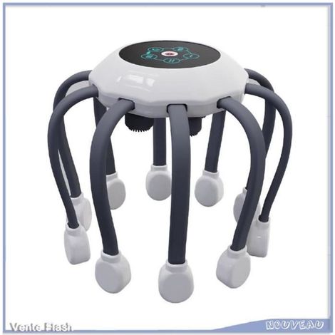 Masseur de tête électrique Masseur de Tête Vibrant électrique, Soulagement du Stress du Cuir Chevelu electromenager coussin (1/4)