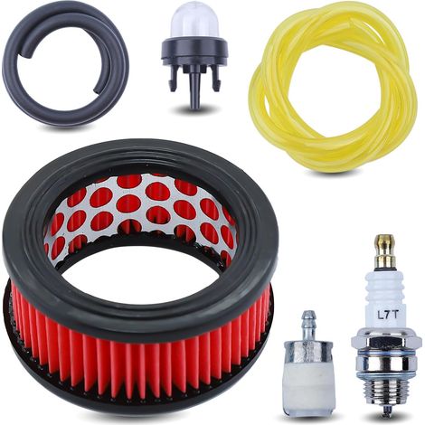 Kit filtro aria LinDuxe 13030039730 per motosega Echo CS370 CS400 CS400F CS420 CS5000 Filtro aria + filtro carburante + pompetta di adescamento + tubo carburante + candela Parti di ricambio Sostituisc