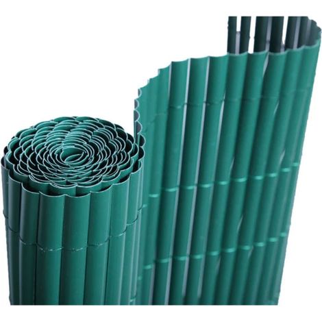 recinzione da esterno in pvc eurogarden monofacciale verde 3x1 metri