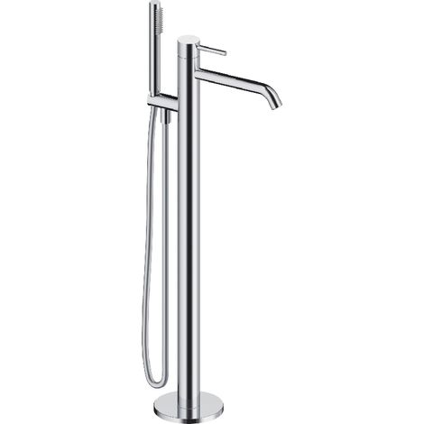Robinet mitigeur sur pied LOOP pour baignoire Chrome