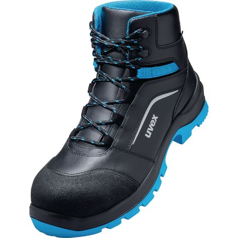 UVEX 2 xenova Sicherheits-Stiefel Gr. 46 W11 S3L ESD SR schwarz/blau 9556.2 (1/5)