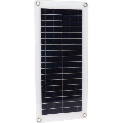 Kit de panneau solaire polycristallin 10 W 18 V avec boîtier de batterie pour voiture, bateau et éclairage public (1/5)