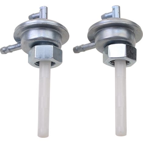 GOOFIT Reverse Pressure Fuel Switch Adapter for GY6-50 Engine, Two-Piece Vacuum Diaphragm Valve, Modification Parts for Scooters/Off-Road Vehicles