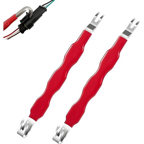 Lot de 2 outils de déconnexion électriques universels pour voiture, Séparateur De Bornes Pour Connecteurs Auto, Double Extrémité Pour Réparation Automobile Et Déconnexion Avec (1/5)