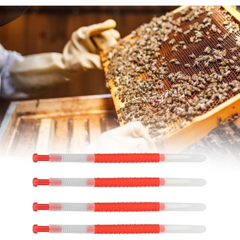 4 outils de greffage en plastique pour l'élevage de larves d'abeilles et la production de reines. (1/5)