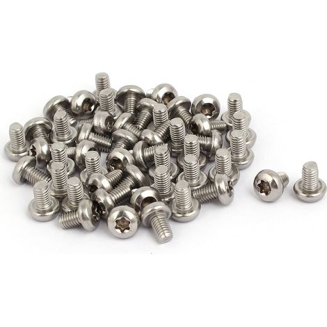 M5x8mm 304 Edelstahl Knopfkopf Torx-Innensechskantschrauben Befestigungselemente 50st (71823e0581872 (1/3)