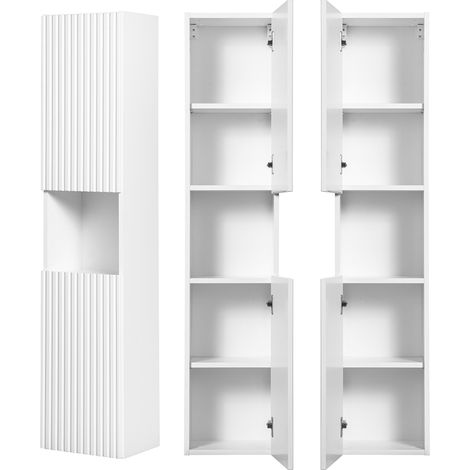 Hochschrank, weiß, NEWPORT-56-WHITE (1/5)