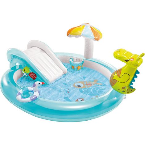 1PZ PISCINA GONFIABILE 'ALLIGATORE' cm. 201 x 170 x 84