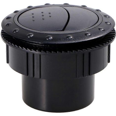 Grille d'aération ronde, solution universelle et durable pour la climatisation des voitures, camping-cars et quads (1/5)
