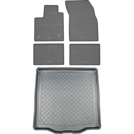 Juego de alfombrillas de goma para coche y maletero para Ford Focus IV Limousine/Sedán (4 puertas) desde septiembre de 2018. (1/5)